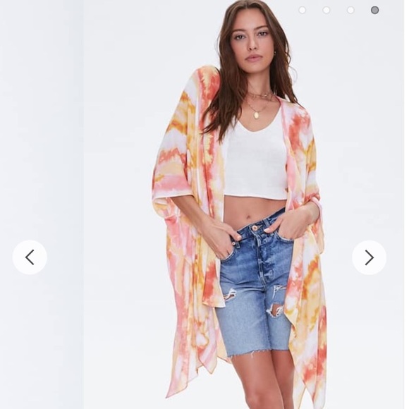 Tops - Watercolor Kimono